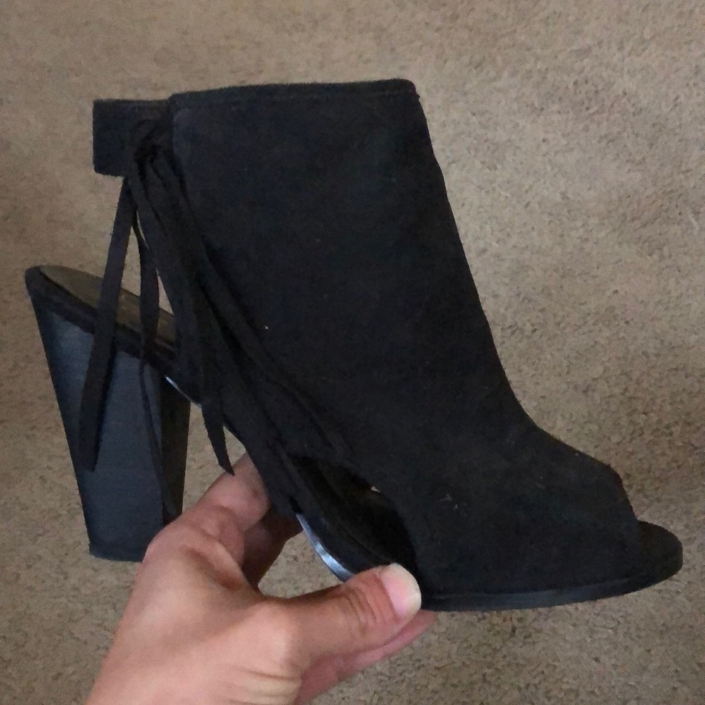 Fringe booties